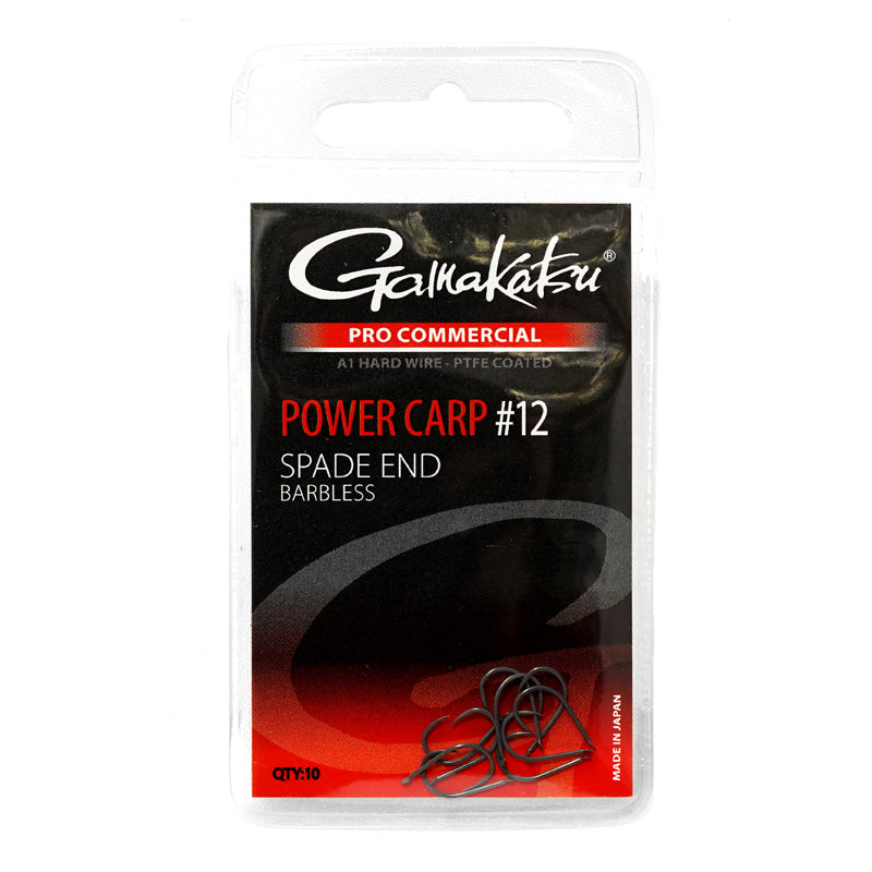 Куки GAMAKATSU PRO-C POWER CARP SPADE A1 PTFE - BLACK