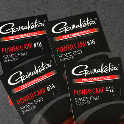 Куки GAMAKATSU PRO-C POWER CARP SPADE A1 PTFE - BLACK