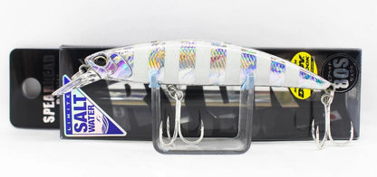 Воблер Duo SPEARHEAD RYUKI SW 80S Limited - 8.0cm/12.0gr - Sinking in GJA0101 Zebra Glow design