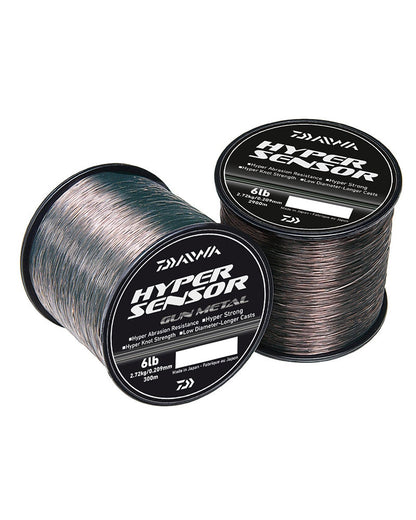 Монофилно влакно DAIWA HYPER SENSOR GUN METAL - голяма бобина