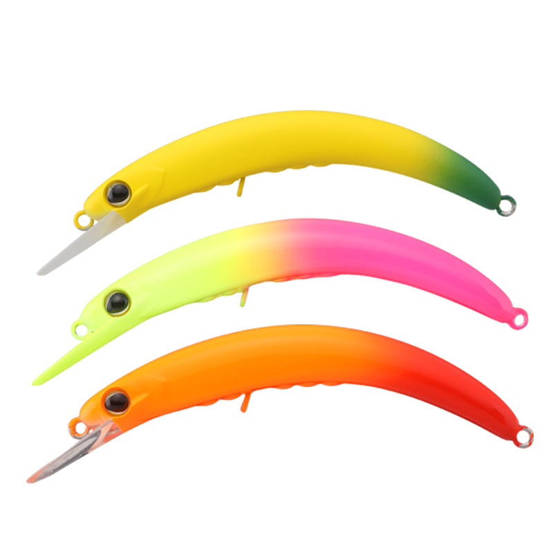 Воблер Jackall Pepino 56SR - 5.6cm/2.2gr - Floating, три цветных приманки для рыбалки.