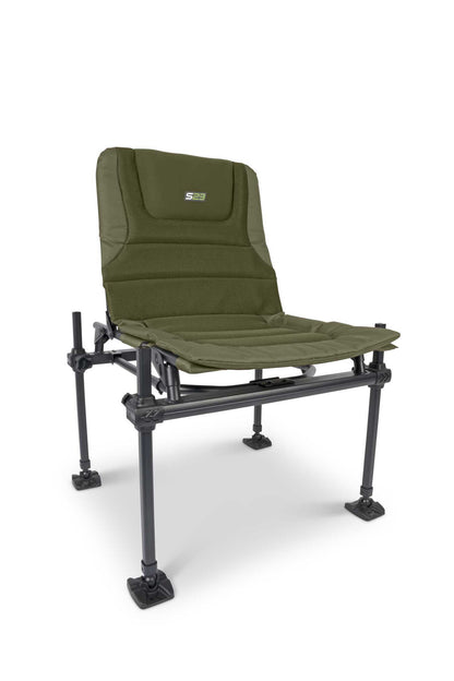 Сгъваем стол KORUM S23 - Accessory Chair II с патентован дизайн и регулируеми крака, идеален за комфорт на открито.
