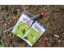 Бързи връзки KORUM Specimen Quick Snap Swivels - два пакета с малки и големи вирбели на мокра земя
