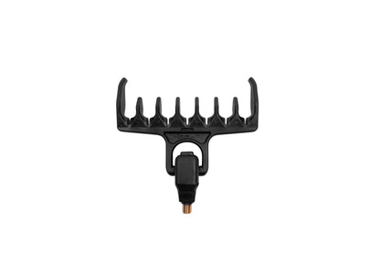 Прикачно KORUM ANGLE TILT - QUIVER REST с регулируема опора за риболов, черен цвят, идеален за фидер риболов.