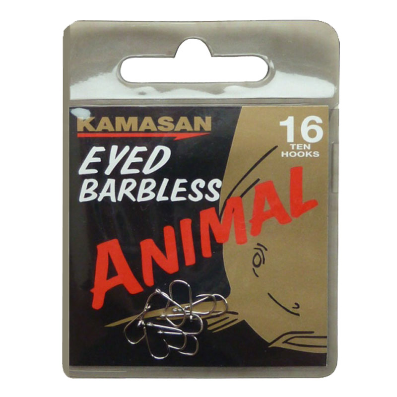Куки без контра Kamasan ANIMAL Barbless Eyed