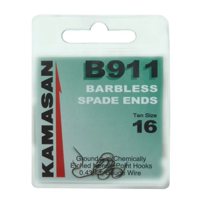 Куки без контра Kamasan B911B Barbless Spade