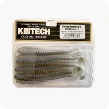 Силиконова примамка KEITECH Swing Impact 4”- 102мм / 8бр в опаковка - опаковка с примамки за риболов.