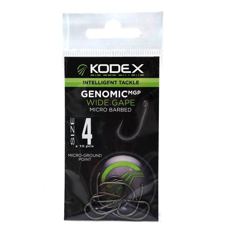 Куки KODEX GENOMIC MGP WIDE GAPE - 10 бр в опаковка