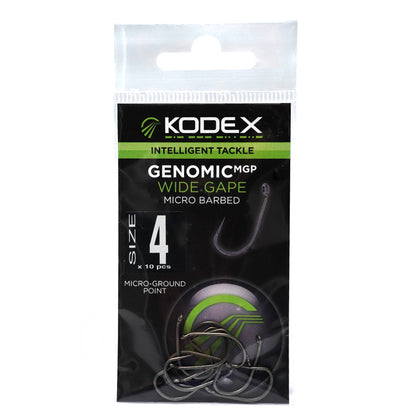 Куки KODEX GENOMIC MGP WIDE GAPE - 10 бр в опаковка