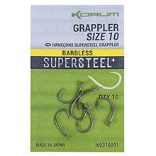 Куки без контра KORUM Supersteel Grappler Hooks