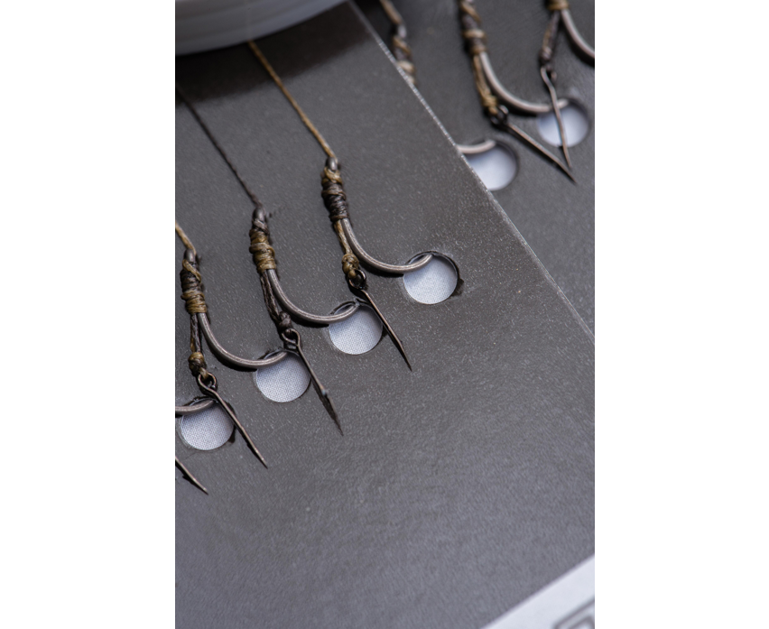 Δεμένα αγκίστρια με αρπάδι για hair rig KORUM SPIKED METHOD HAIR RIGS BARBED