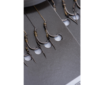 Δεμένα αγκίστρια με αρπάδι για hair rig KORUM SPIKED METHOD HAIR RIGS BARBED