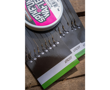 Δεμένα αγκίστρια με αρπάδι για hair rig KORUM SPIKED METHOD HAIR RIGS BARBED