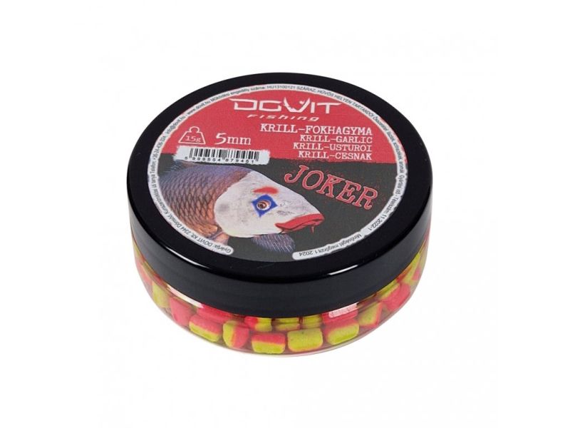 Балансирaни дъмбели (Wafters) Dovit JOKER WAFTERS - 5/8mm KRILL&GARLIC 5mm продукт в буркан