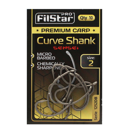 Куки Filsar F1252DB Premium Carp Curve Shank