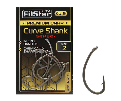 Куки Filsar F1252DB Premium Carp Curve Shank