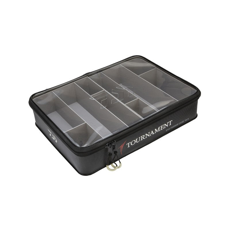 Кутия за аксесоари - DAIWA TOURNAMENT EVA FEEDER CASE 10.0 с прозрачен капак и множество отделения