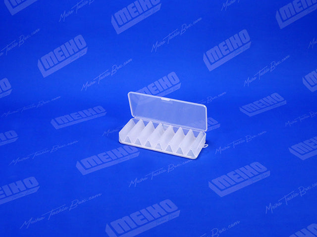 Кутия за примамки Meiho Reversible 85, прозрачна, с 14 отделения за съхранение на блесни и воблери.