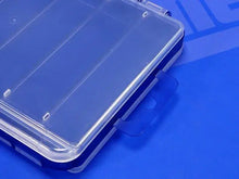 Кутия за примамки MEIHO REVERSIBLE F-86 CLEAR/NAVY с 10 отделения за воблери и други примамки.