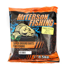 Микро Пелети Miterson Fishing Pro Feed Red&Black Mix - 2mm в опаковка от 500 гр. за риболов