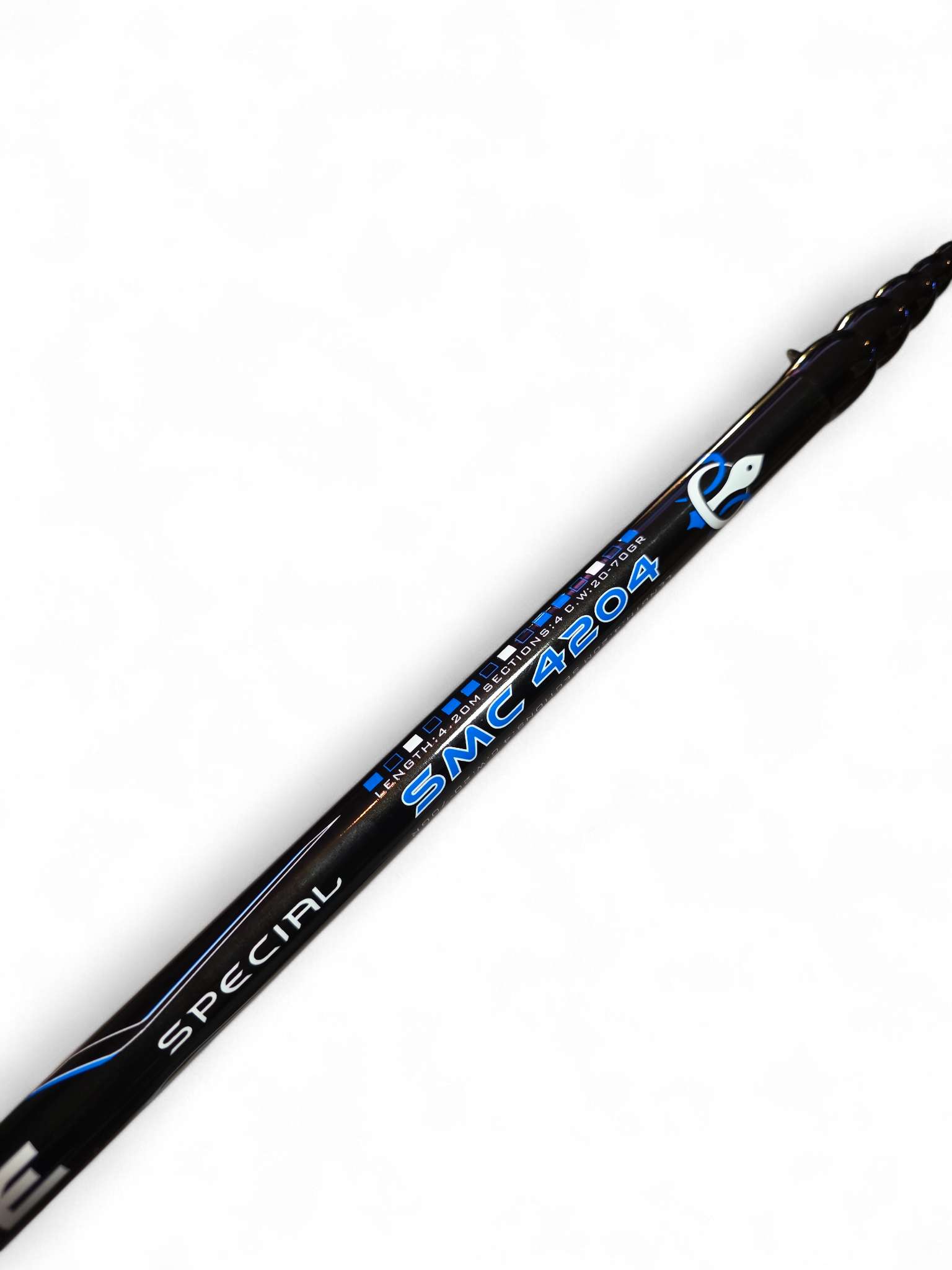 Телеcкопична мач въдица MITERSON PROFESSIONAL MISSILE SPECIAL SUPER DESIGN SMC 4.20m/20-70gr - детайл от въдицата