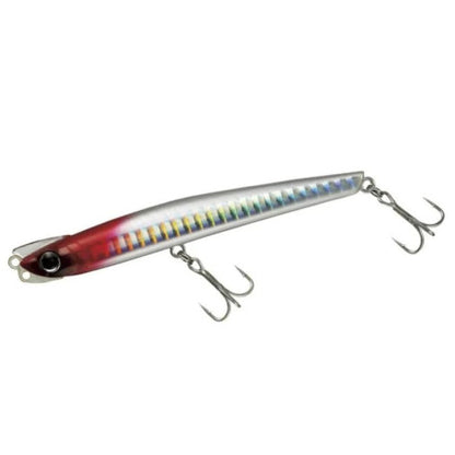 Морски воблер DAIWA MORETHAN VALENTE 90S - 9cm/11.8gr - Sinking с червена глава, идеален за целогодишна риболовна употреба.