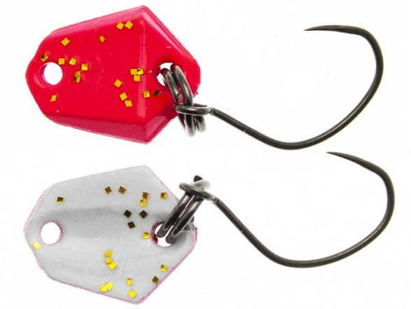 Примамка за Area Trout Neo Style Kimera - 1.2gr, #32 SUPER FLUO NEO WHITE PINK design with glittering accents.