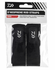 Неопренови ленти DAIWA NEOPRENE ROD BELT SET М - 2 броя в опаковка, идеални за транспортиране на въдици.