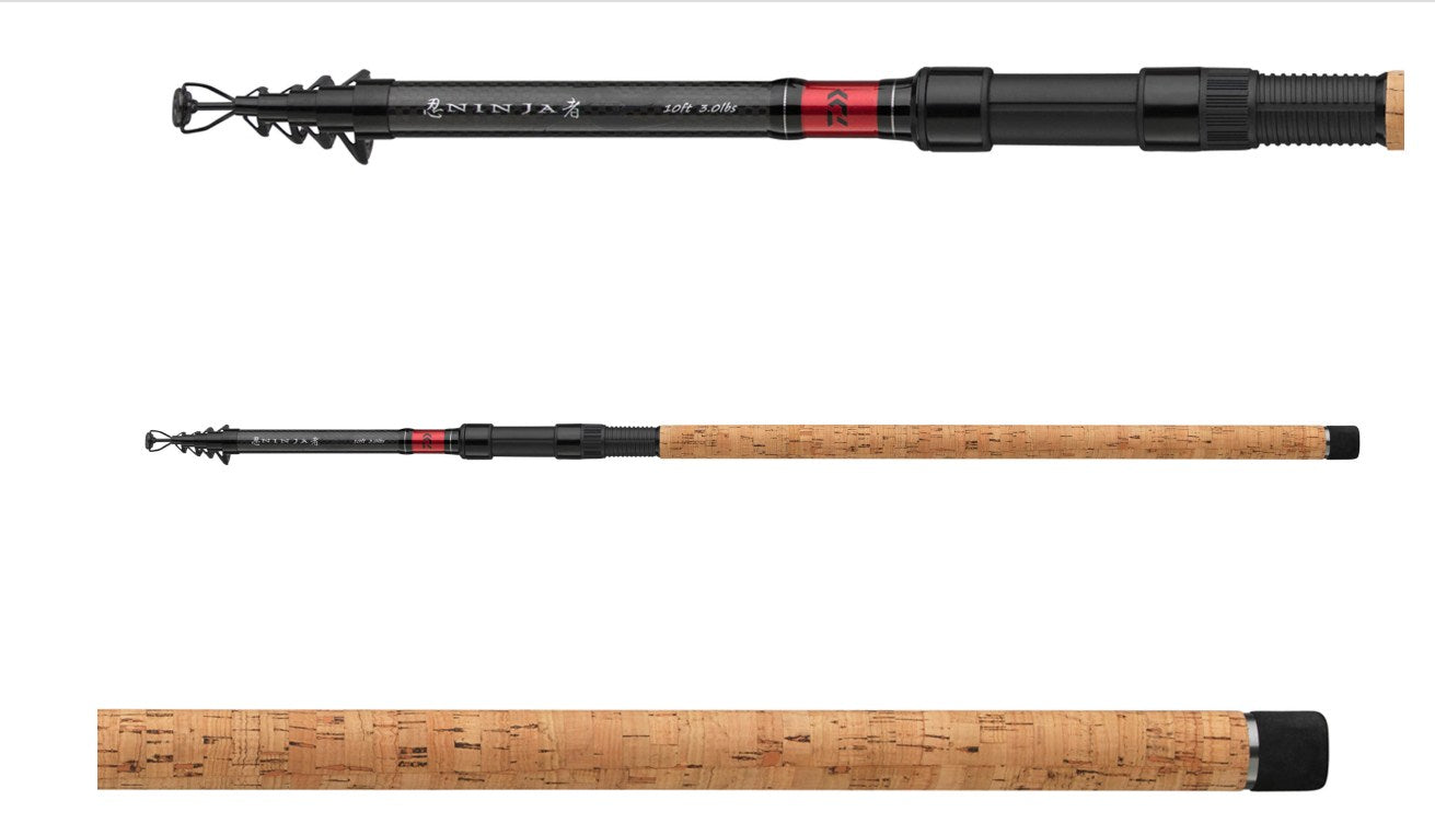 Телескопични шаранджийски въдици Daiwa 25 NINJA X TELE CARP - 3.00/3.60m
