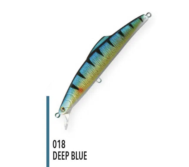 Морски воблер NOMURA HARU - 14cm / 32gr - Sinking в цвят Deep Blue, идеален за риболов на хищници.