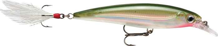 Воблер RAPALA X-Rap ® - 10cm/13gr с блестящей поверхностью и белым хвостом.