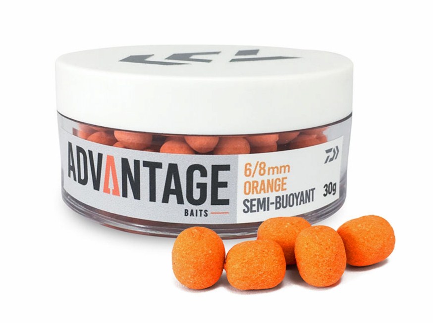 Балансирани дъмбели (Wafters) Daiwa ADVANCE SEMI BUOYANT HOOKBAITS