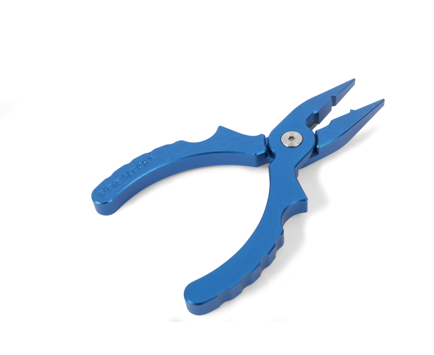 Клещи PRESTON Shot/Stotz Pliers - blue pliers for precision tasks in fishing.