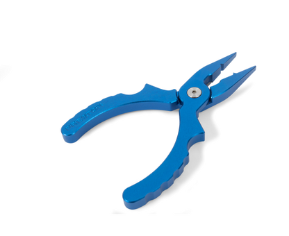 Клещи PRESTON Shot/Stotz Pliers - blue pliers for precision tasks in fishing.