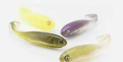Силиконови примамки ADUSTA PENTA SHAD - 7.5cm/4.5gr (6 броя в опаковка)