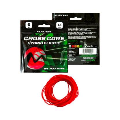 Плътен хибриден ластик за щека - MAVER Cross Core Hybrid Elastic - 6 метра