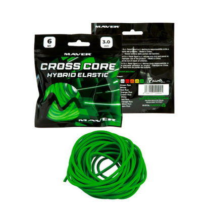 Плътен хибриден ластик за щека - MAVER Cross Core Hybrid Elastic - 6 метра