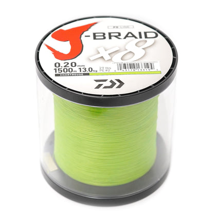 Плетено влакно Daiwa J-BRAID X8 CHARTREUSE (жълто) - 1500m