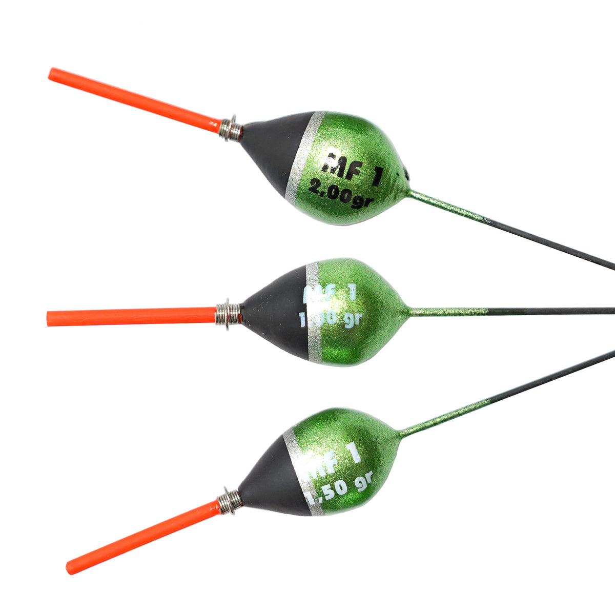 MF 1 green float - various weights