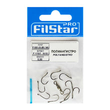 Полиангистро FILSTAR F1201R BN с 10 куки и вирбел, идеален за морски риболов.