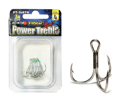 Тройни куки FILSTAR Power Treble PT 148TN-3X - 6бр.