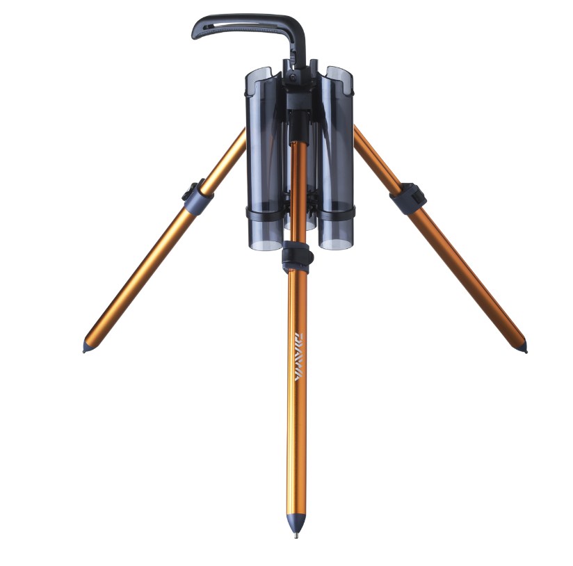 Стойка за Trout Area риболов DAIWA PRESSO IPRIMI ROD STAND - лека и устойчива, с регулируеми телескопични крака.