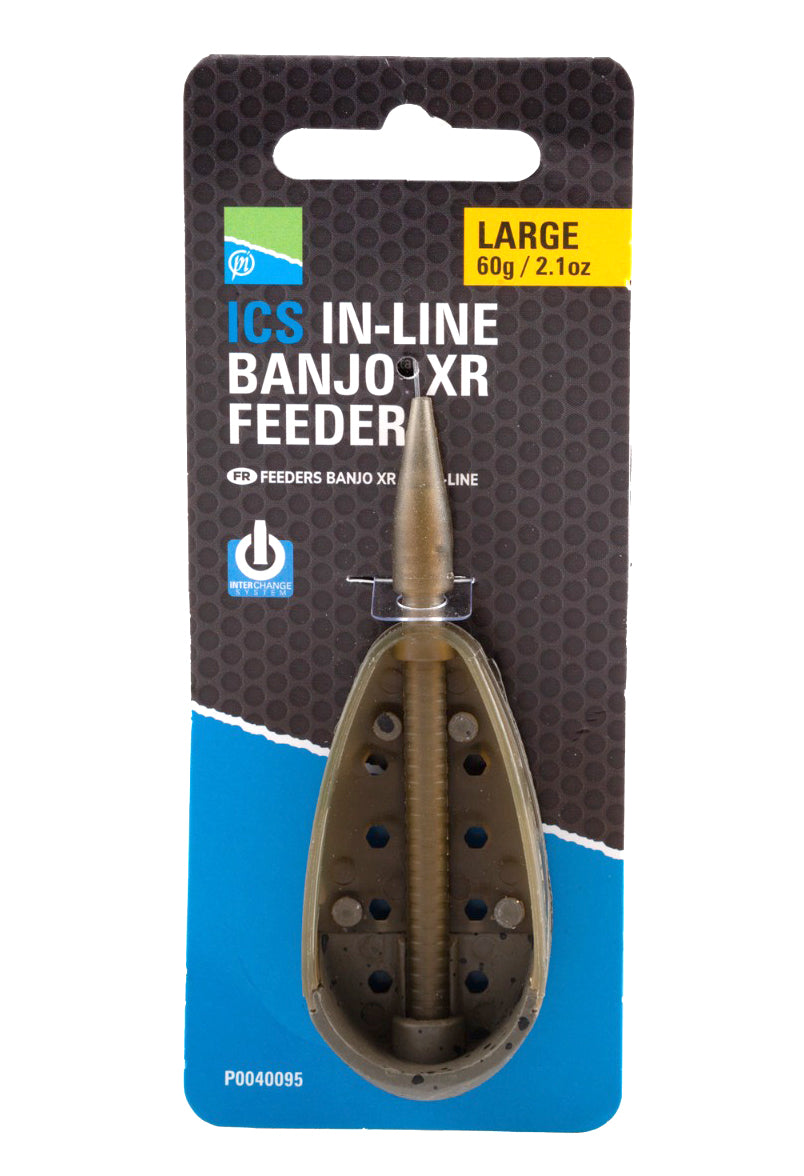 Метод хранилка PRESTON ICS IN-LINE BANJO XR FEEDERS - LARGE