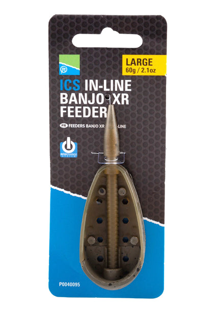 Метод хранилка PRESTON ICS IN-LINE BANJO XR FEEDERS - LARGE