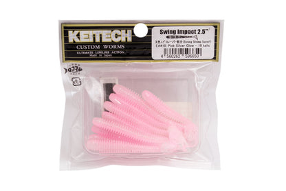 Силиконова примамка KEITECH Swing Impact 2.5”- 63мм / 10бр в опаковка