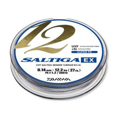 Плетено влакно Daiwa SALTIGA 12 BRAID UVF+SI - Multicolour (мултиколор) - 300m