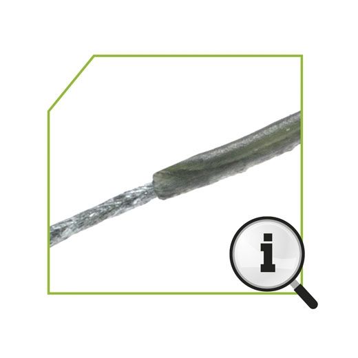 Νήμα braided με επίστρωση Kodex Micro-Strip Coated Hookling - 20m