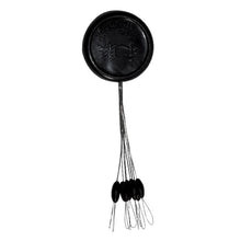 Гумени стопери MAVER Olive Rubber Stopper - модел 1663, черен гумен стопер с метална нишка и 5 стопера за риболов.