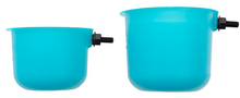 Купички за Щека DRENNAN AQUA POLE POT в син цвят, 2 броя с метални конектори.