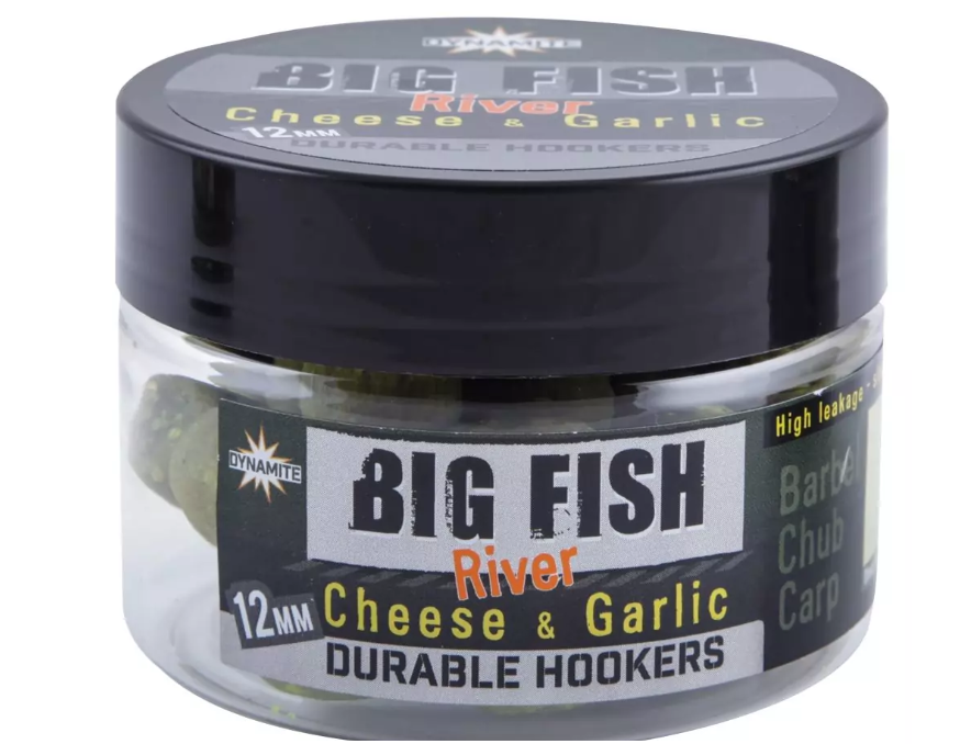Moi pelete DYNAMITE BAITS Big Fish River Cheese & Garlic - 12mm